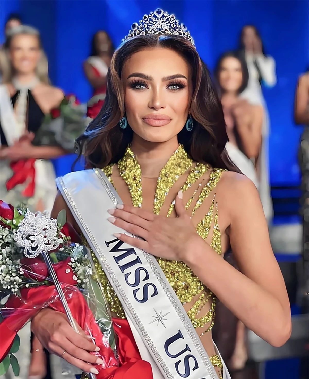 Nhan sắc người đẹp gốc Venezuela đăng quang Hoa hậu Mỹ ảnh 1