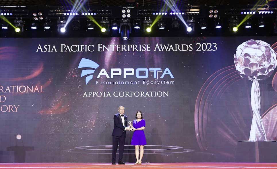 Appota được vinh danh "Thương hiệu truyền cảm hứng Châu Á"