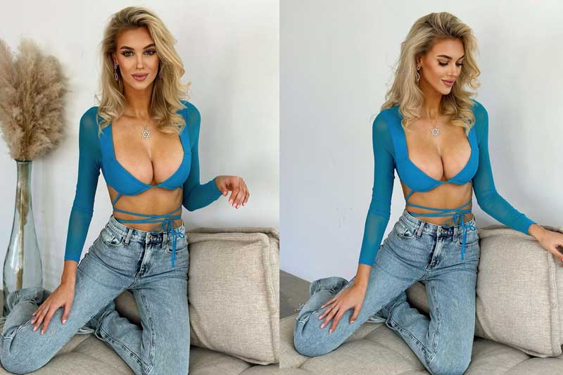 Đường cong hút mắt của người mẫu cao 1,81m, bị 'ném đá vì quá đẹp