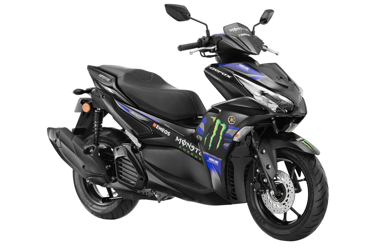 Yamaha Aerox 155 Monster Energy MotoGP Edition.