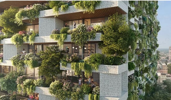 'Khu rừng thẳng đứng' giữa lòng thành phố tạo 41 tấn oxy mỗi năm