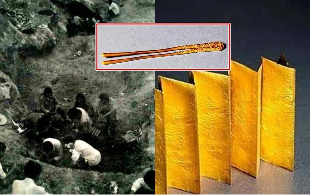 Ông nông dân đào được đôi đũa vàng, cả làng lao vào khai quật: 50 năm sau có giá hàng tỷ đồng