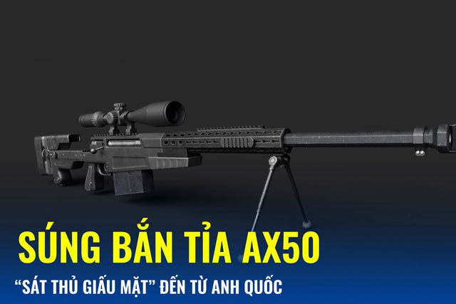 Clip: Súng bắn tỉa AX50 - "Sát thủ giấu mặt" đến từ Anh quốc