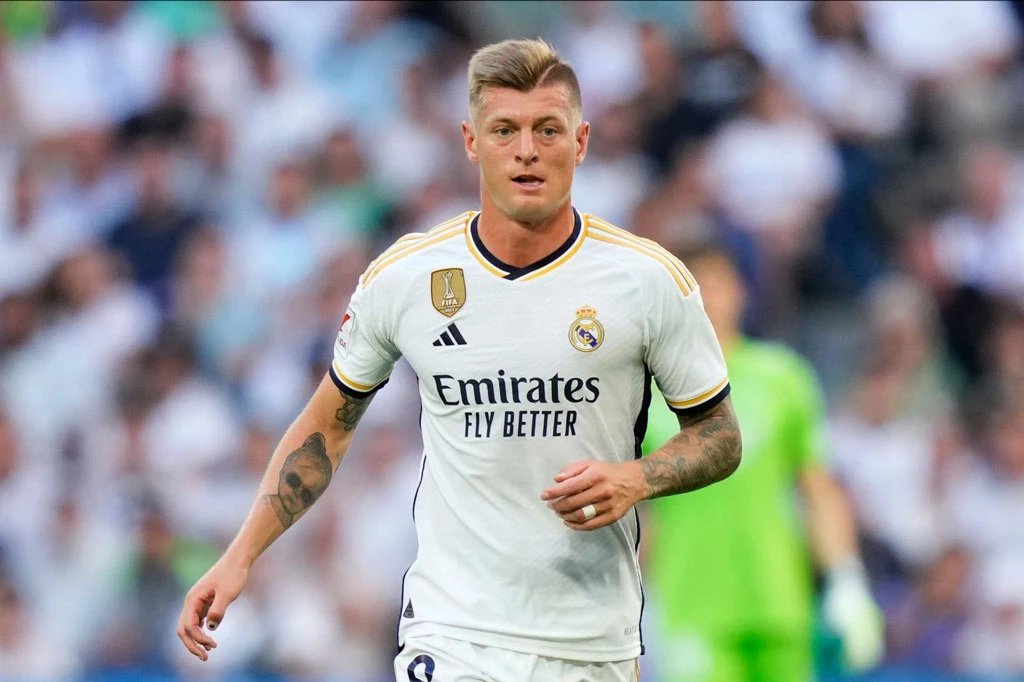 Toni Kroos đứng thứ 2.