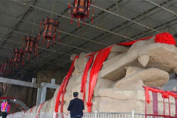 'Con rồng' dài 369m được tìm thấy, thôn dân vội báo cáo thì hiện trường lập tức bị phong tỏa