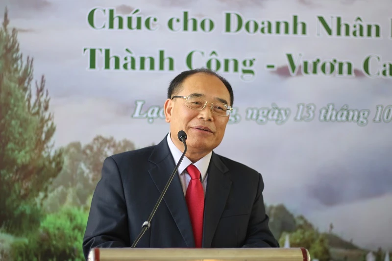 Ông Vũ Kim Sinh - Phó Chủ tịch Hiệp hội Doanh nghiệp tỉnh Lâm Đồng.