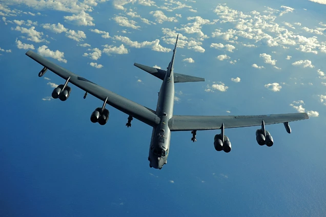 Máy bay ném bom B-52.
