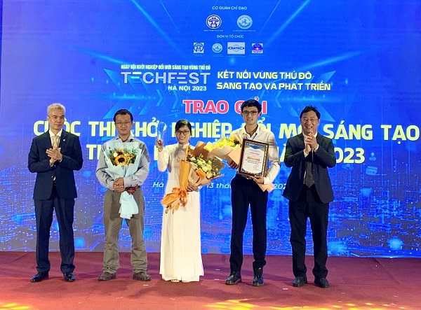 Trao giải Cuộc thi Khởi nghiệp đổi mới sáng tạo thành phố Hà Nội năm 2023