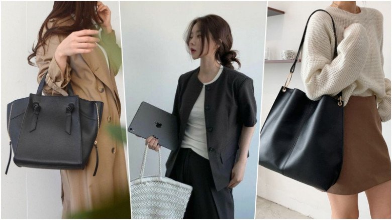 Nhiều chị em công sở mỗi ngày đều xách túi maxi đi làm, nhưng chỉ người sành điệu mới biết phối đẹp
