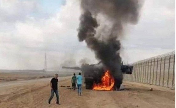 Xe tăng Merkava Mk IV có hệ thống Trophy APS vẫn bị Kornet phá hủy