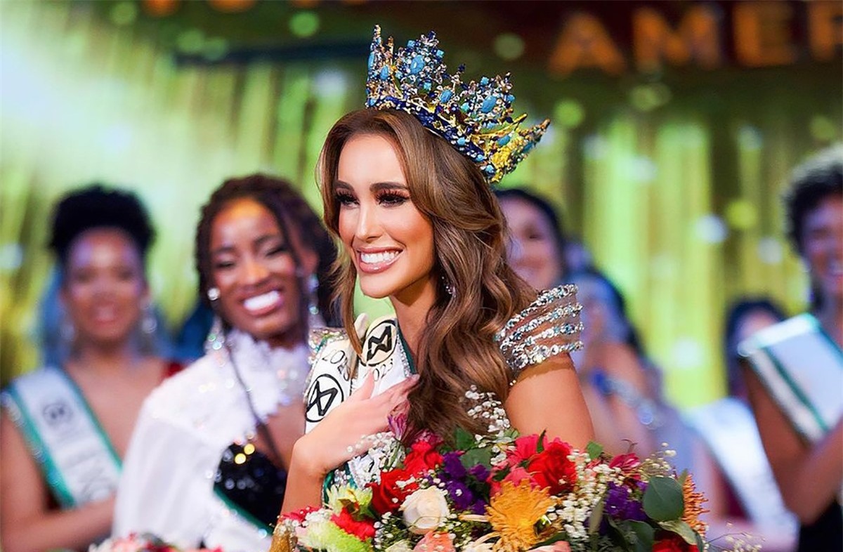 Nhan sắc nóng bỏng của đối thủ Mai Phương tại Hoa hậu Thế giới ảnh 1