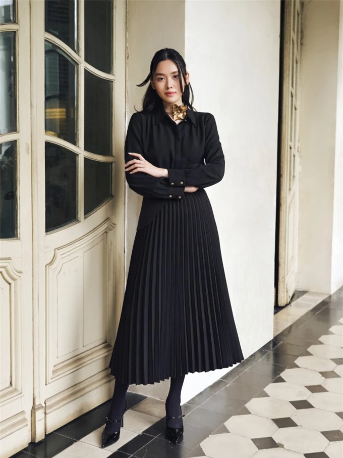 Á hậu Tường San gợi ý cách lên đồ thu đông chuẩn phong cách quiet luxury Á hậu Tường San gợi ý cách lên đồ thu đông chuẩn phong cách quiet luxury