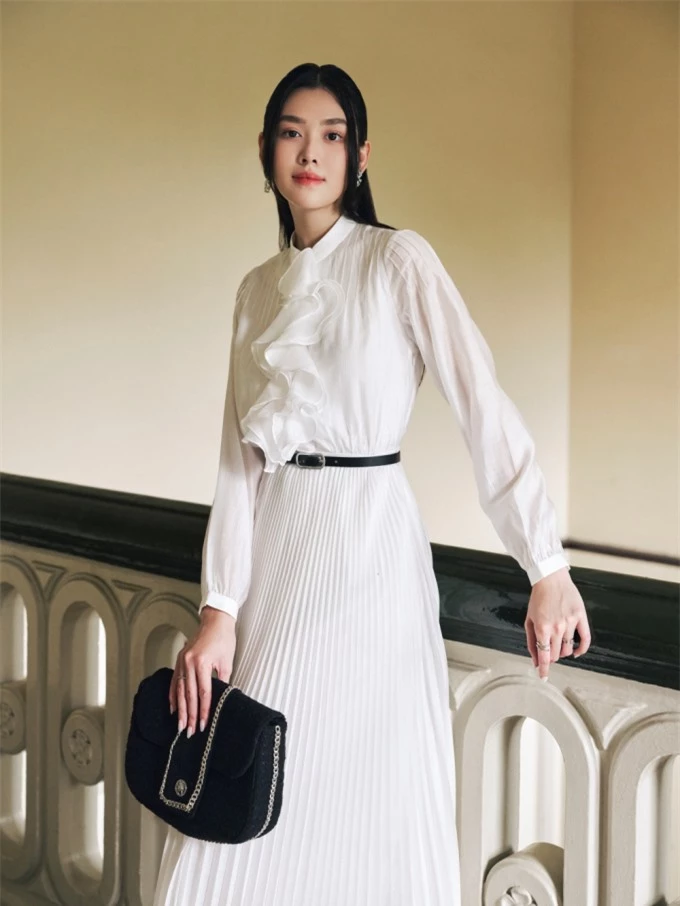 Á hậu Tường San gợi ý cách lên đồ thu đông chuẩn phong cách quiet luxury Á hậu Tường San gợi ý cách lên đồ thu đông chuẩn phong cách quiet luxury