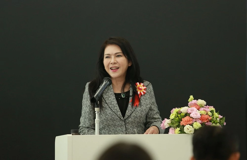 Bà Tống Kim Giao – Tân Chủ tịch Hiệp hội Doanh nghiệp Việt Nam tại Nhật Bản.