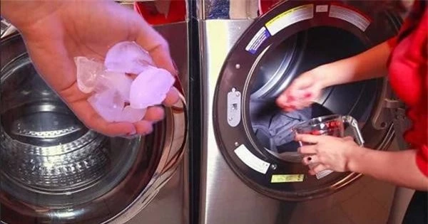 Bỏ khăn ướt, đá lạnh vào máy giặt, bạn sẽ bất ngờ vì những lợi ích trên cả tuyệt vời 2