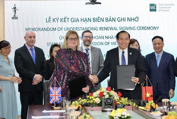 Ủy ban Chứng khoán Nhà nước hợp tác với ICAEW về phát triển nguồn nhân lực