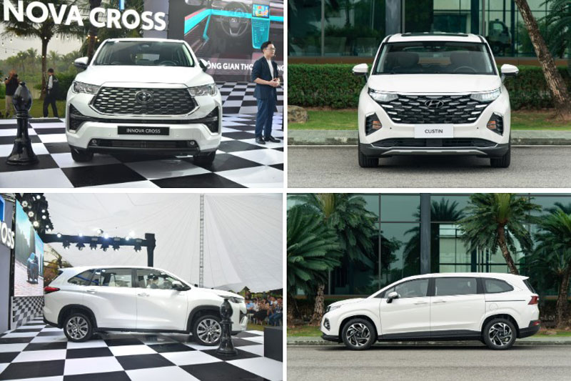 So sánh Toyota Innova Cross với Hyundai Custin: Tầm giá gần 1 tỷ đồng, xe Nhật tiết kiệm, xe Hàn nhiều trang bị tiện nghi