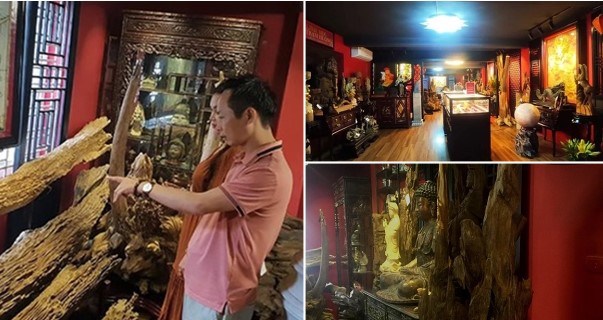 ‘Choáng’ với khối trầm hương triệu đô của ‘vua trầm đất Bắc’, mỗi tác phẩm là ‘độc bản’ ở Việt Nam