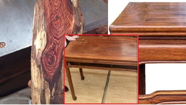 Chiếc bàn cũ kĩ bị vứt xó hóa ra lại là báu vật 400 tuổi làm từ gỗ sưa, được giới sưu tầm cổ vật Á - Âu ra sức truy lùng