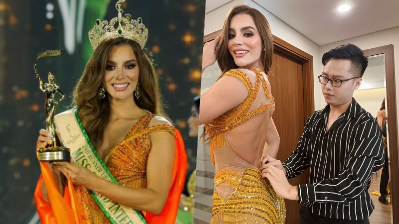 Kỷ lục váy dạ hội Miss Grand International 2023 gọi tên Nguyễn Minh Tuấn