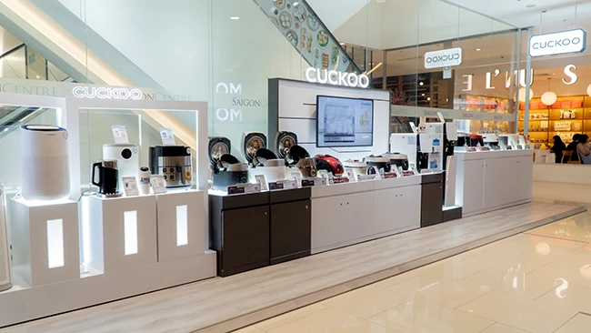 Cuckoo vừa khai trương hai cửa hàng tại TP Hà Nội và TP Hồ Chí Minh.