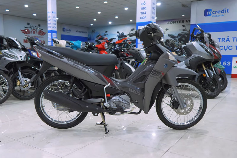 Yamaha Sirius FI màu xám: Siêu tiết kiệm xăng, giá hơn 22 triệu tại Việt Nam