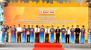 Khai mạc Hội chợ, triển lãm thành phố Cần Thơ - 20 năm thành tựu và phát triển