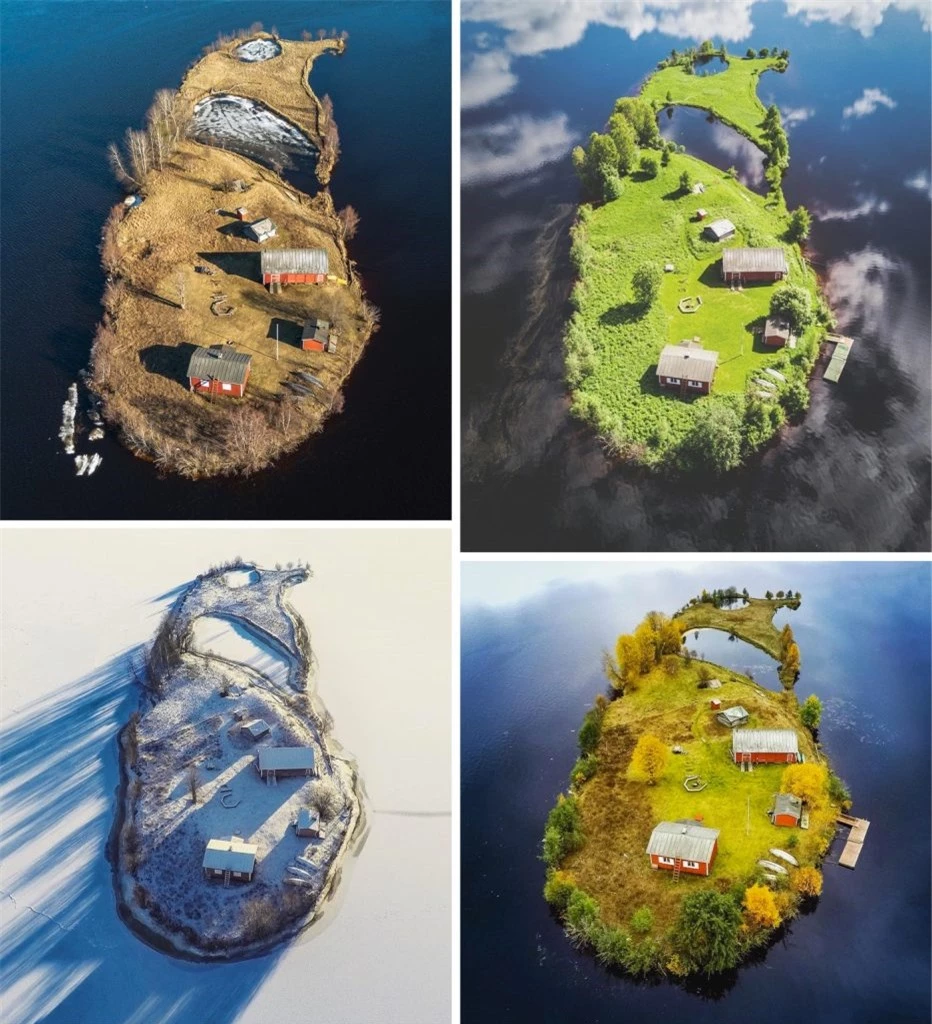 Hòn đảo tí hon thay đổi "giao diện" theo mùa là minh chứng cho sự kỳ diệu của thiên nhiên, xem ảnh cận cảnh càng thêm choáng ngợp - Ảnh 3.