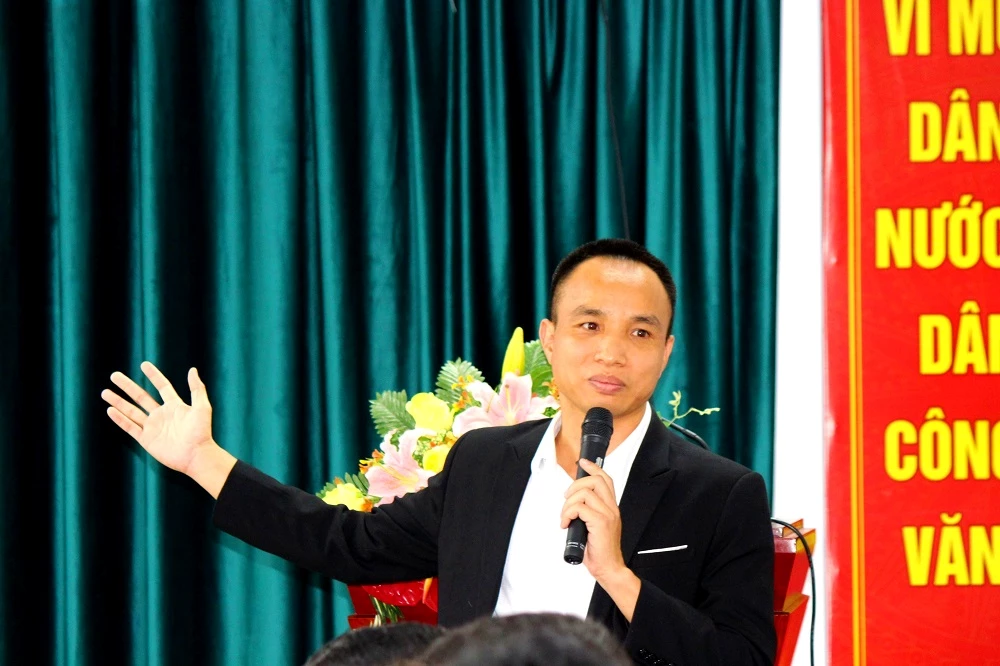 Ông Đoàn Đình Bính - Phó Tổng giám đốc Protus Việt Nam, chia sẻ về phương thức hỗ trợ, đồng hành của tập đoàn với các doanh nghiệp.