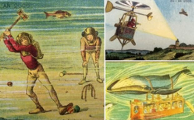 Những bức ảnh hiếm tiết lộ dự đoán của người xưa về tương lai 120 năm sau: Có chi tiết gần như khớp 100%