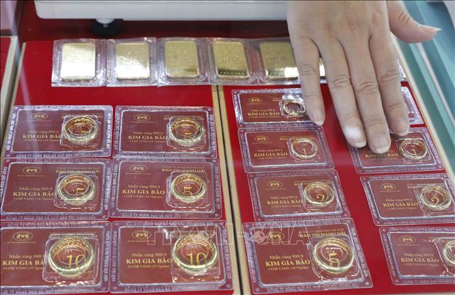 Hoạt động mua, bán vàng miếng SJC vẫn diễn ra bình thường