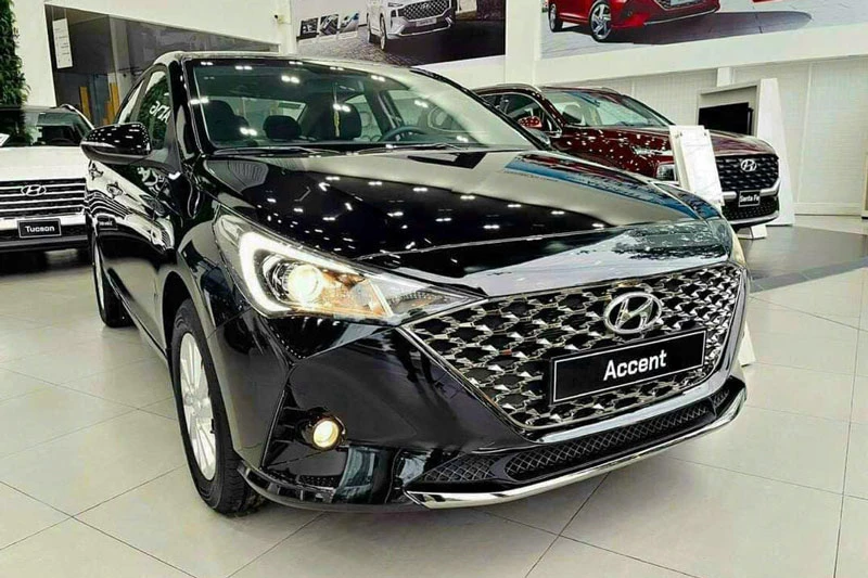 Hyundai Accent xếp thứ 2.