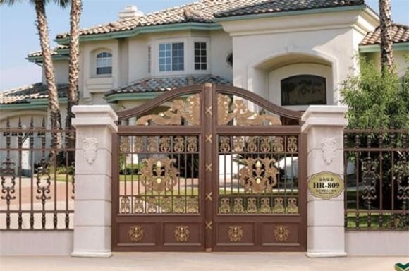 cổng biệt thự, phong thủy cổng biệt thự, phong thủy nhà ở