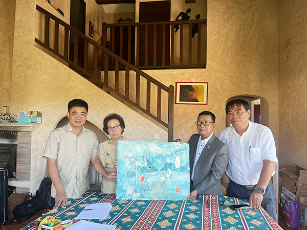 Đà Nẵng: Mở niêm phong bộ sưu tập tranh của danh họa Lê Bá Đảng do trí thức Việt kiều hiến tặng