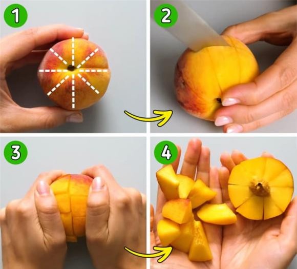 cắt gọt hoa quả 1 cắt gọt hoa quả, cách gọt hoa quả, cách thái rau củ, kiến thức