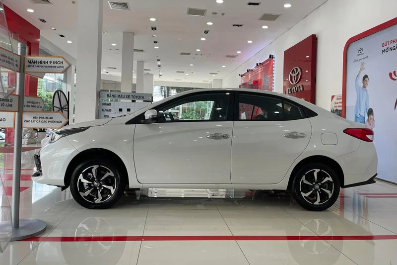 Toyota Vios là mẫu xe sedan bán chạy thứ 2 tháng 10/2023.