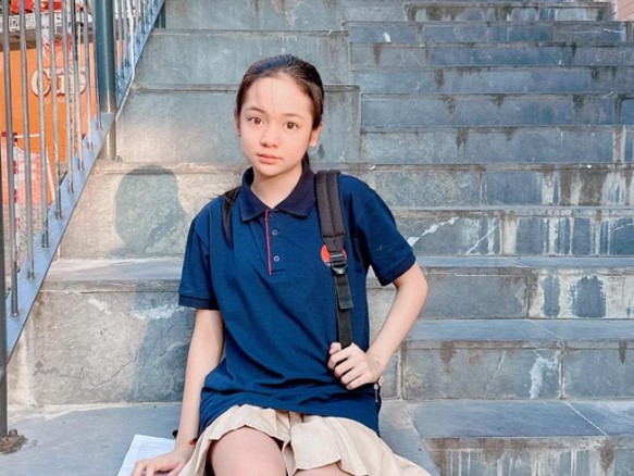 "Thiên thần" Thương Ngày Nắng Về và mối quan hệ chưa tiết lộ với Quỳnh Kool, nhan sắc tuổi 12 gây chú ý