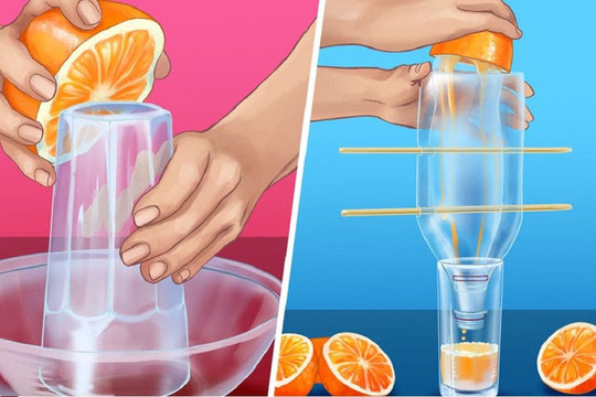 Không cần dùng máy ép, đây là 3 mẹo vắt cam kiệt nước, vắt 10 được cả 10 mà không bị đắng