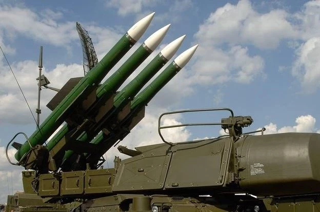 Hệ thống tên lửa Buk-M1. Ảnh: TASS.