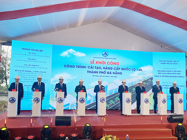 Khởi công dự án cải tạo, nâng cấp quốc lộ 14B qua Đà Nẵng