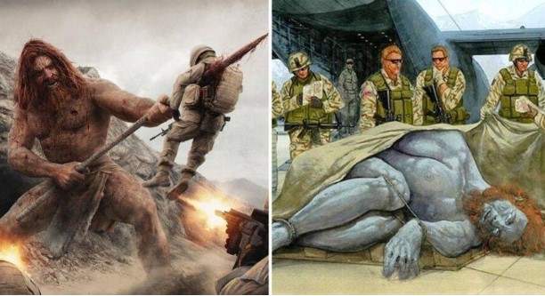 Thực hư về trận chiến với người khổng lồ