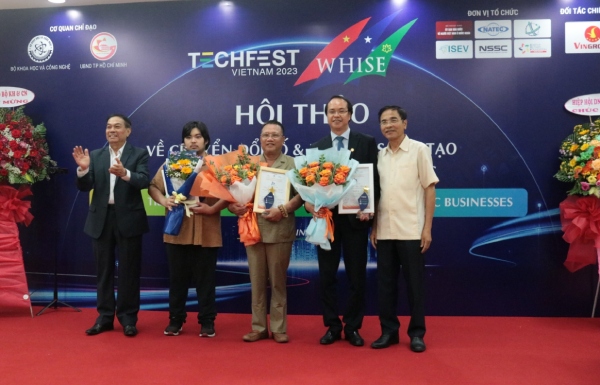 IPSTAR 2023: Chủ tịch VST Hoàng Đức Thảo nhận giải TOP 1 Chủ đơn có nhiều sáng chế, giải pháp hữu ích