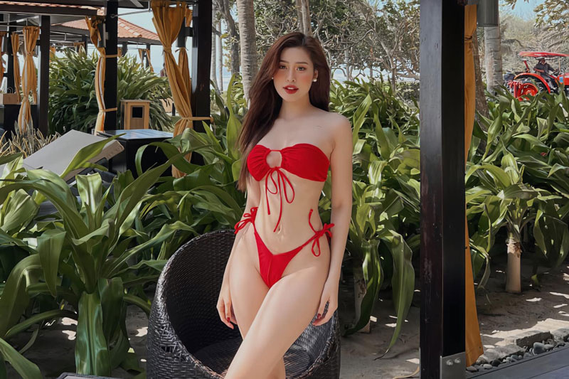 Hot girl Sài Thành gây chú ý bởi thân hình chuẩn người mẫu