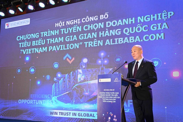 Tuyển chọn 100 doanh nghiệp tham gia "Gian hàng Quốc gia Việt Nam" trên Alibaba