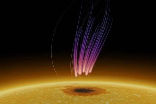 Lần đầu tiên các nhà thiên văn phát hiện cực quang trên mặt trời