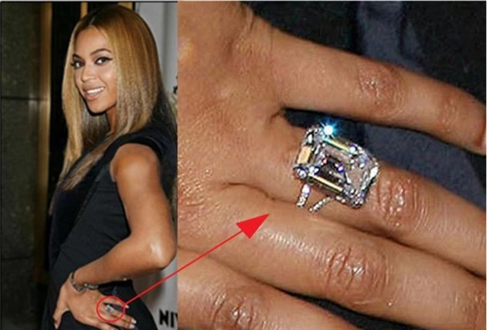 10 chiếc nhẫn đính hôn đắt nhất thế giới - Beyonce