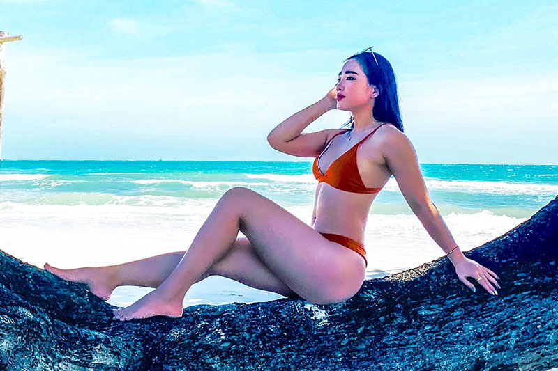 Ngắm thân hình ‘đồng hồ cát’ của hot girl Cần Thơ