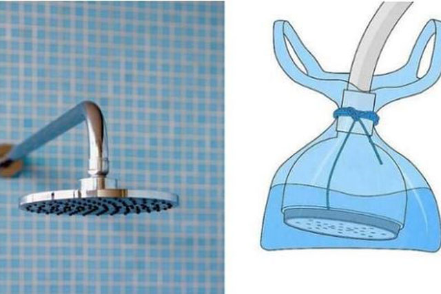 Vòi sen dùng lâu tích cặn bẩn, nước chảy yếu: Ngâm vào thứ nước này, chất bẩn tự bong, loại sạch vi khuẩn