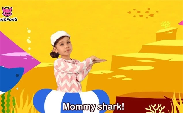Cô bé siêu dễ thương đóng chính trong MV Baby Shark 