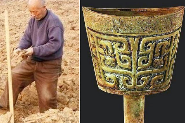 Nhặt được khối kim loại cũ kĩ, lão nông kinh ngạc khi biết đó là 'báu vật quốc gia' 3.000 tuổi